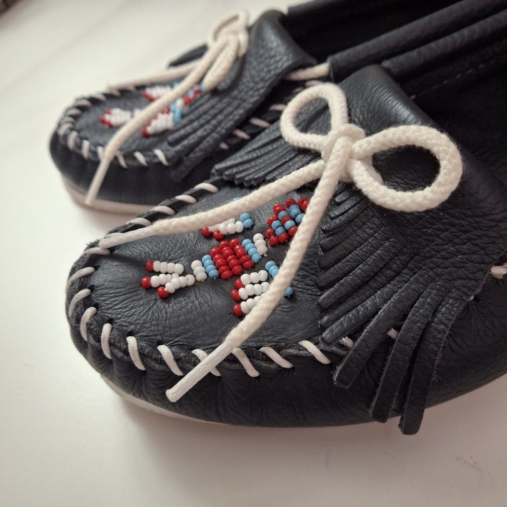 Minnetonka Leather Moccasins - Picture 7 of 10